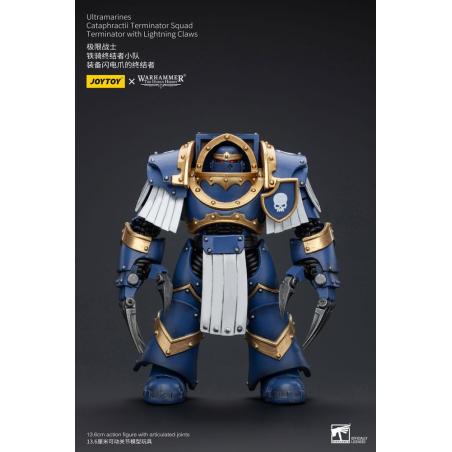 Warhammer The Horus Heresy Figura 1/18 Ultramarines Cataphractii Terminator Squad Terminator with Lightning Claws 14 cm