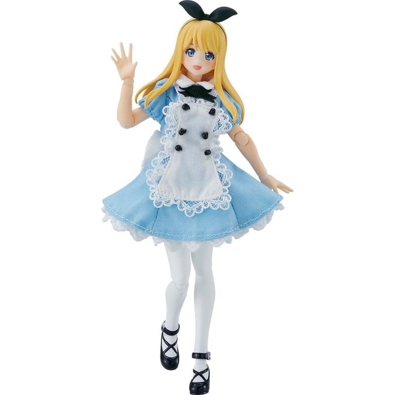 Original Character Figura Figma Female Body (Alice) with Dress and Apron Outfit 13 cm