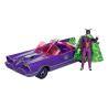 DC Retro Figura y vehículo Batman 66 Batmobil with Joker (Gold Label