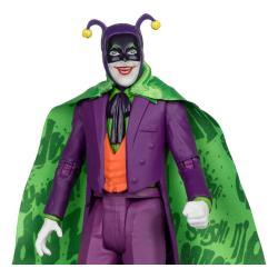 DC Retro Figura y vehículo Batman 66 Batmobil with Joker (Gold Label