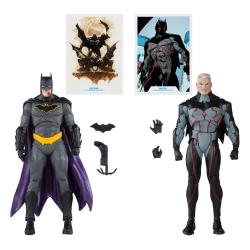 DC Collector Figuras Paquete de 6 Omega (Unmasked) & Batman (Bloody)(Gold Label) 18 cm