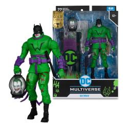 DC Multiverse Figura Batman (Batman: Last Knight on Earth) Jokerized (Gold Label) 18 cm