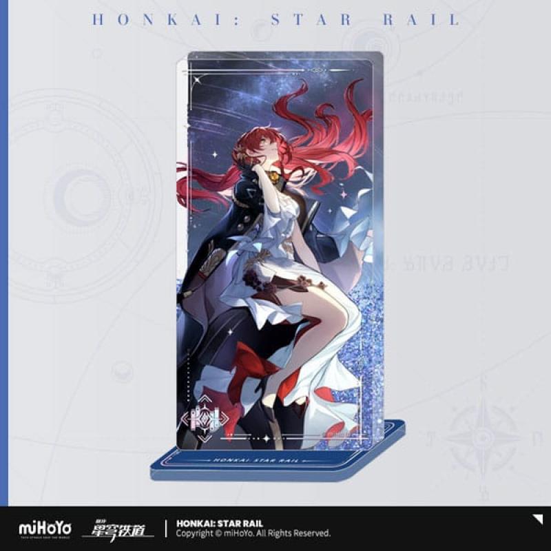 Honkai: Star Rail Adorno acrílico con purpurina Himeko Night on the Milky Way 7 cm