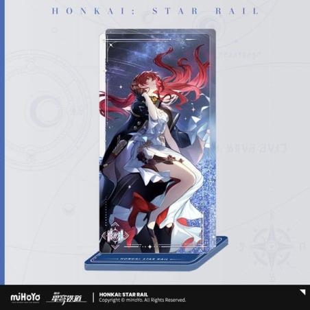Honkai: Star Rail Adorno acrílico con purpurina Himeko Night on the Milky Way 7 cm