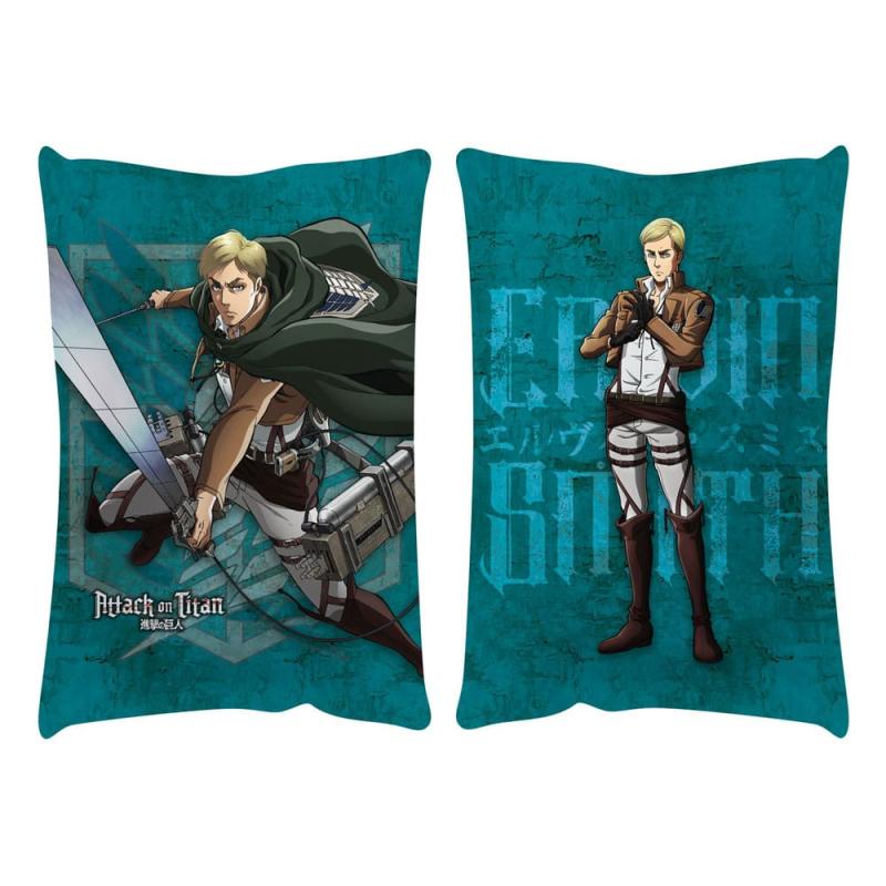 Attack on Titan almohada Erwin Smith 50 x 35 cm