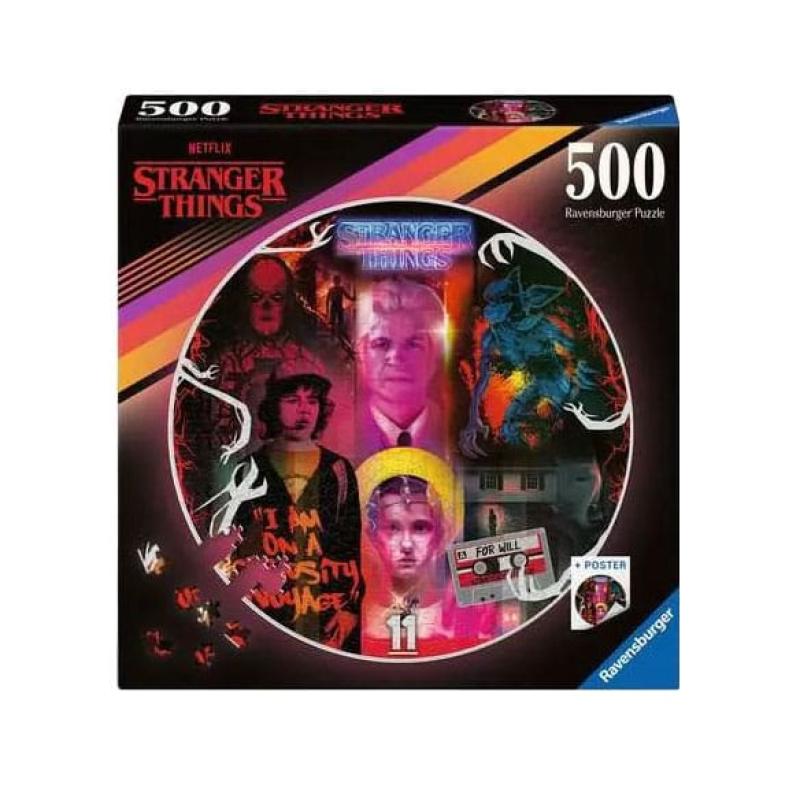 Stranger Things Puzzle redondo Friends Don't Lie (500 piezas