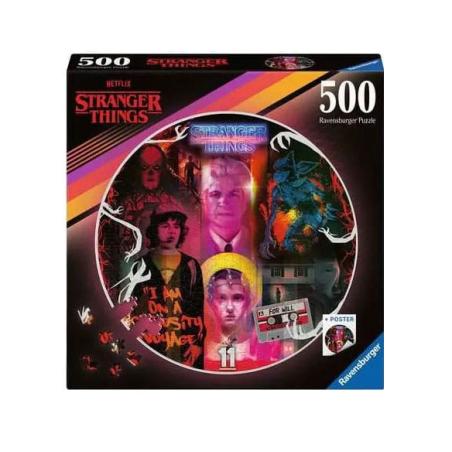 Stranger Things Puzzle redondo Friends Don't Lie (500 piezas
