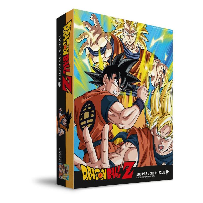 Dragon Ball Z Puzzle Efecto 3D Goku Saiyan (100 piezas