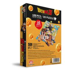 Dragon Ball Z Puzzle Efecto 3D Goku Saiyan (100 piezas