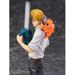 Chainsaw Man Estatua S-Fire PVC 1/7 Denji & Pochita 24 cm