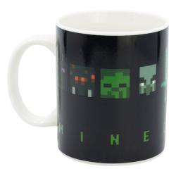 Minecraft Taza sensitiva al calor Squared Pattern 325 ml