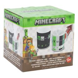 Minecraft Taza sensitiva al calor Squared Pattern 325 ml