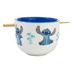 Lilo & Stitch Bol para Ramen con Palillos Stitch