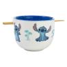Lilo & Stitch Bol para Ramen con Palillos Stitch