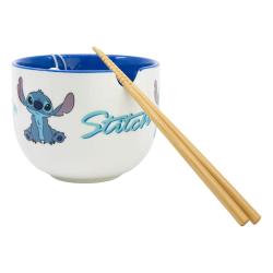 Lilo & Stitch Bol para Ramen con Palillos Stitch