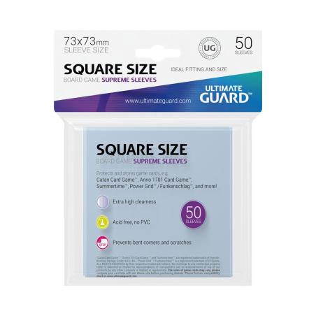 Ultimate Guard Supreme Sleeves Fundas de Cartas del Juego de Mesa Cuadrado (50