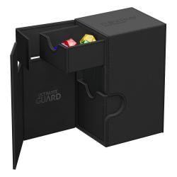 Ultimate Guard Flip`n`Tray 80+ XenoSkin Monocolor Negro