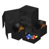 Ultimate Guard Twin Flip`n`Tray 160+ XenoSkin Monocolor Negro