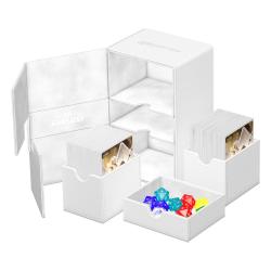 Ultimate Guard Twin Flip`n`Tray 160+ XenoSkin Monocolor Blanco