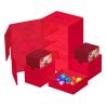 Ultimate Guard Twin Flip`n`Tray 160+ XenoSkin Monocolor Rojo