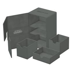 Ultimate Guard Twin Flip`n`Tray 160+ XenoSkin Monocolor Gris