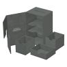 Ultimate Guard Twin Flip`n`Tray 160+ XenoSkin Monocolor Gris