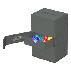 Ultimate Guard Twin Flip`n`Tray 160+ XenoSkin Monocolor Gris