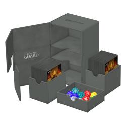 Ultimate Guard Twin Flip`n`Tray 160+ XenoSkin Monocolor Gris