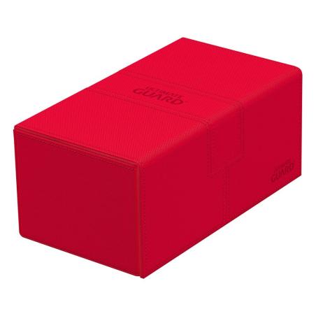 Ultimate Guard Twin Flip`n`Tray 200+ XenoSkin Monocolor Rojo