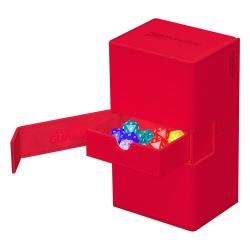 Ultimate Guard Twin Flip`n`Tray 200+ XenoSkin Monocolor Rojo