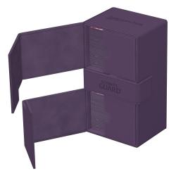 Ultimate Guard Twin Flip`n`Tray 200+ XenoSkin Monocolor Violeta