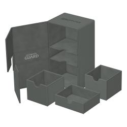 Ultimate Guard Twin Flip`n`Tray 200+ XenoSkin Monocolor Gris
