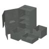 Ultimate Guard Twin Flip`n`Tray 200+ XenoSkin Monocolor Gris