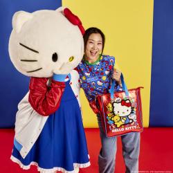 Bolso + monedero 50th Anniversary Hello Kitty Loungefly