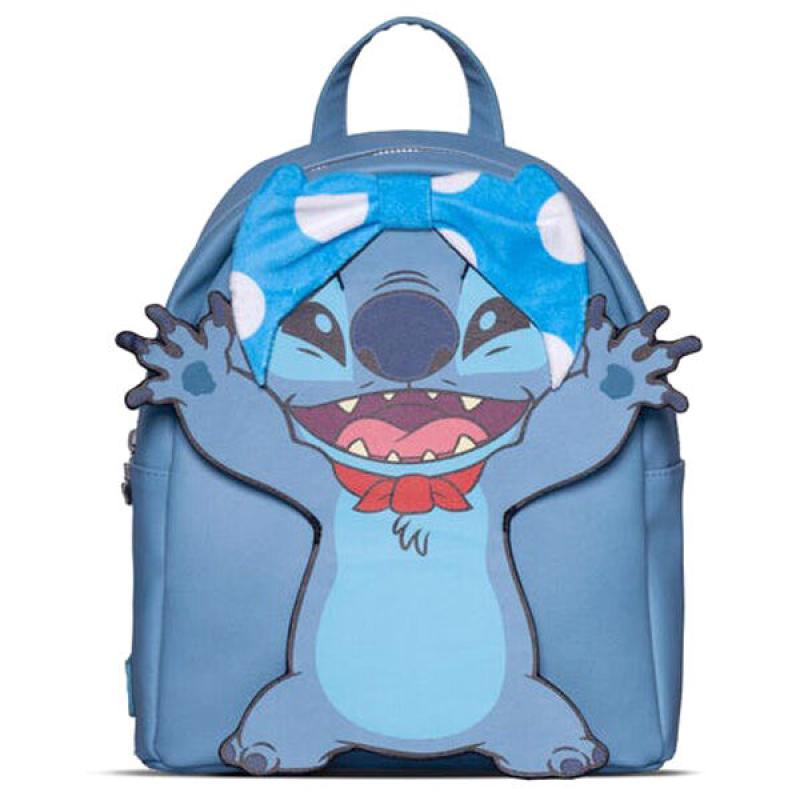 Mochila Superhero Stitch Disney 26cm