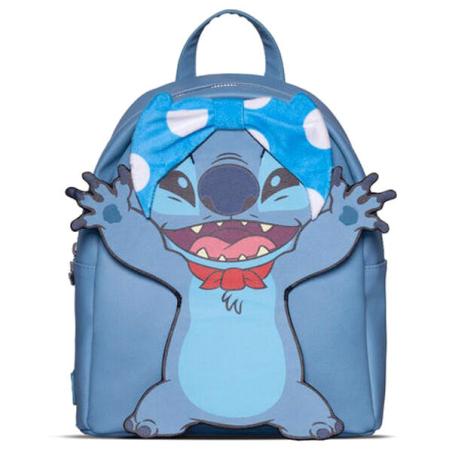 Mochila Superhero Stitch Disney 26cm