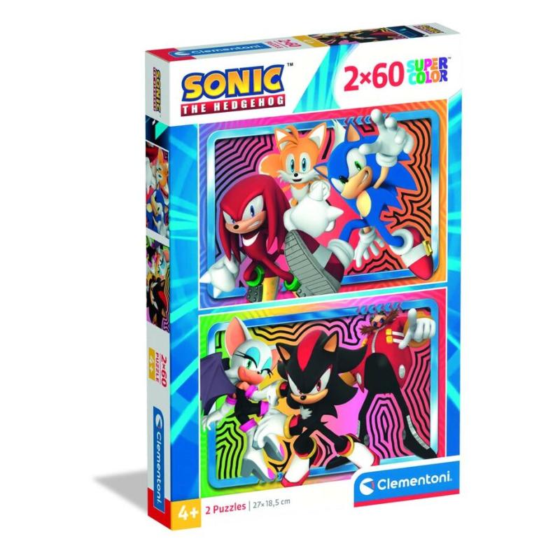 Puzzle Sonic the Hedhehog 2x60pzs