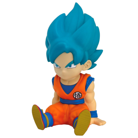 Figura hucha Son Goku Super Saiyan Blue Dragon Ball Super 15cm
