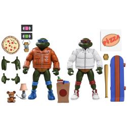 Set 2 figuras Punk Leonardo and Punk Raphael Teenage Mutant Tortugas Ninja 18cm
