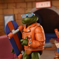 Set 2 figuras Punk Leonardo and Punk Raphael Teenage Mutant Tortugas Ninja 18cm