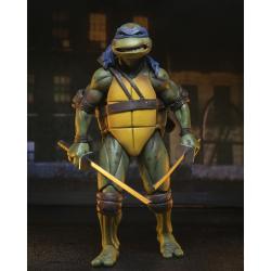 Set 2 figuras Roof Top Battle Shredder vs Leo Teenage Mutant Tortugas Ninja 18cm