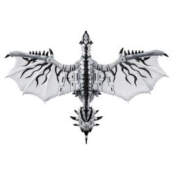 Figura Silver Rathalos Prime Monster Hunter Transformers 13cm