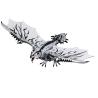 Figura Silver Rathalos Prime Monster Hunter Transformers 13cm
