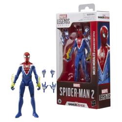 Figura Miles Morales Upgraded Suit Style Spider-Man 2 Marvel Legends 15cm