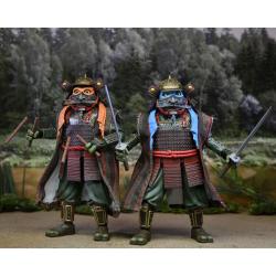 Blister 2 figuras Leonardo & Michelangelo Teenage Mutant Tortugas Ninja 3 18cm