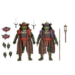 Blister 2 figuras Donatello &#38; Raphael Teenage Mutant Tortugas Ninja 3 18cm
