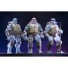 Set 3 figuras Ghost Brothers Teenage Mutant The Last Ronin Tortugas Ninja 18cm