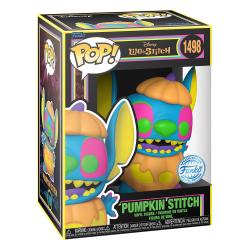 Lilo & Stitch Figura POP! Disney Vinyl Blacklight Pumpkin Stitch 9 cm