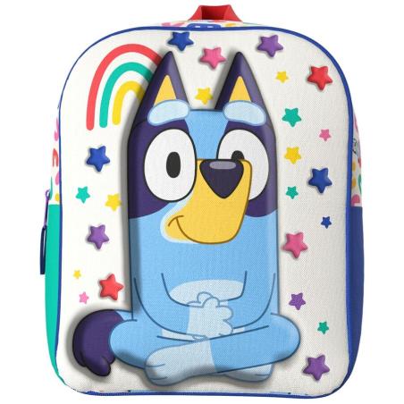 Mochila 3D Rainbow Bluey 30cm