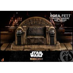 Star Wars: The Mandalorian Figura 1/6 Boba Fett Repaint Armor and Throne Special Edition 30 cm